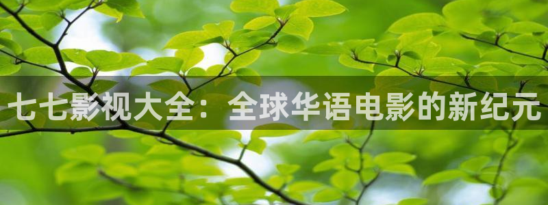 嫩草影院二区：七七影视大全：全球华语电影的新纪元